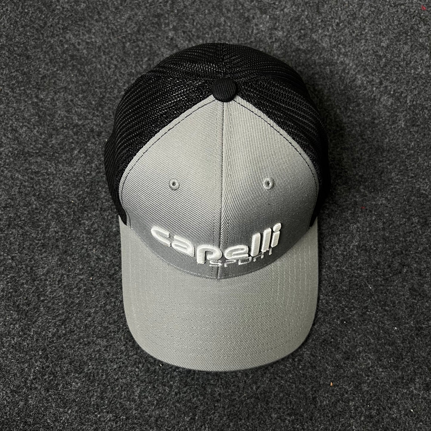 Capelli Sport Mesh Back Trucker Hat – Gray & Black