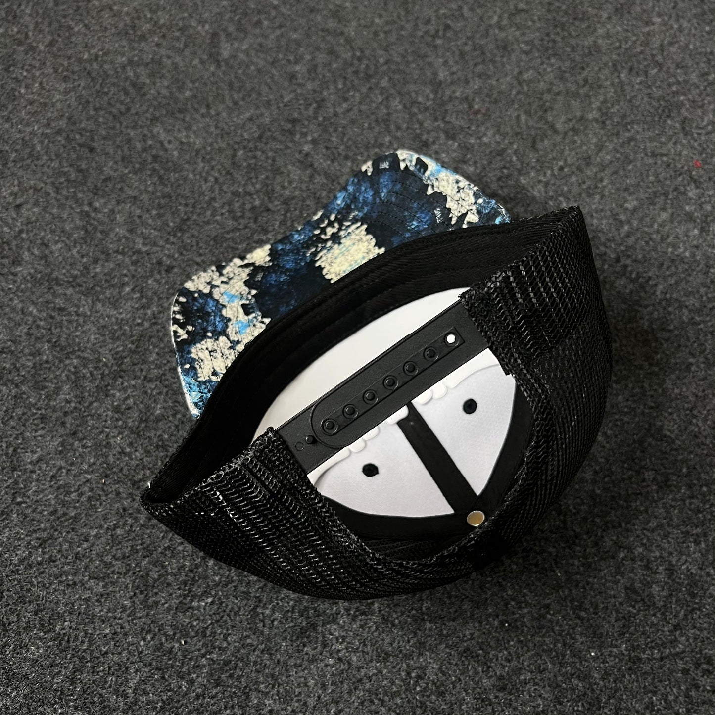 Galaxy Splash Trucker Hat – Blue/Black