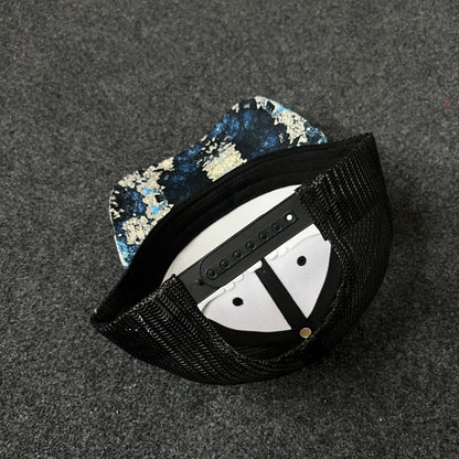 Galaxy Splash Trucker Hat – Blue/Black