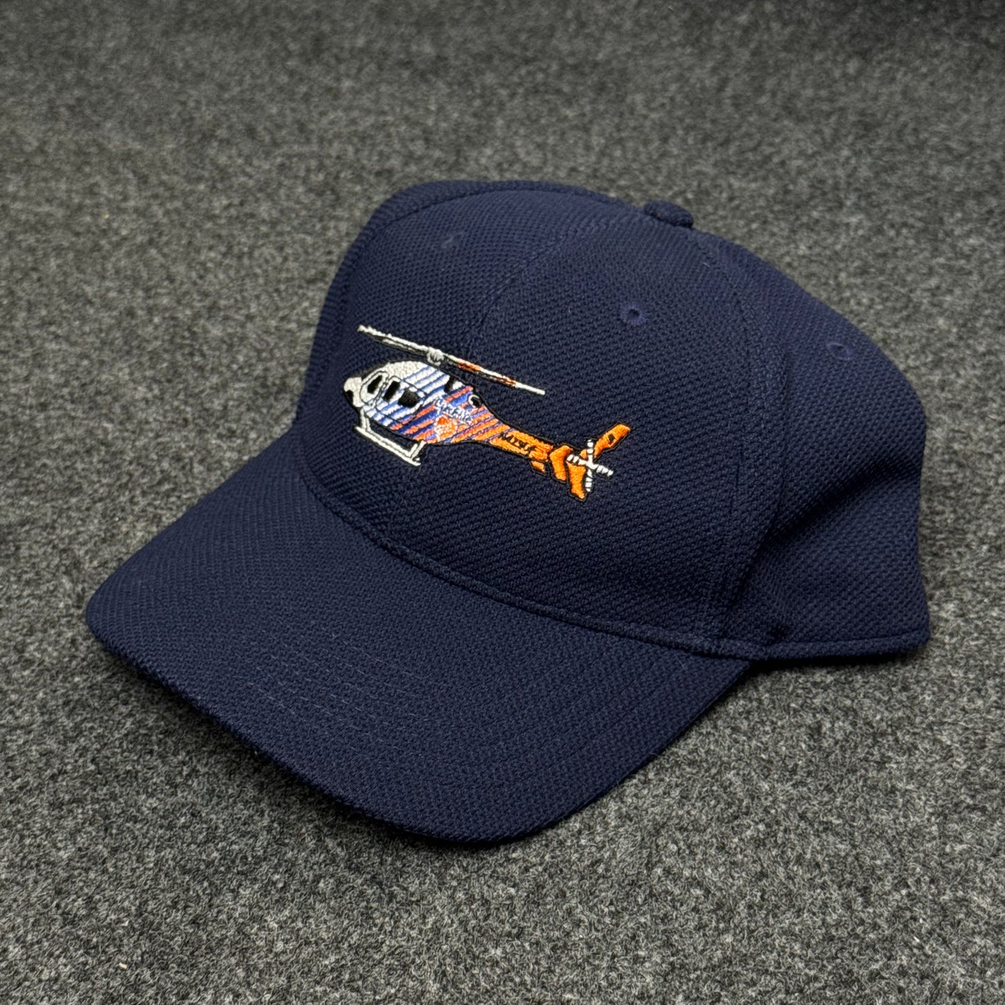 Navy Blue Embroidered Helicopter Emblem Cap