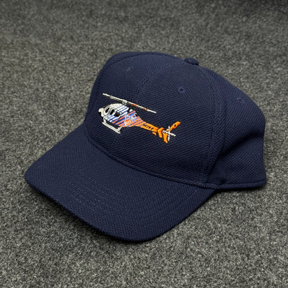 Navy Blue Embroidered Helicopter Emblem Cap