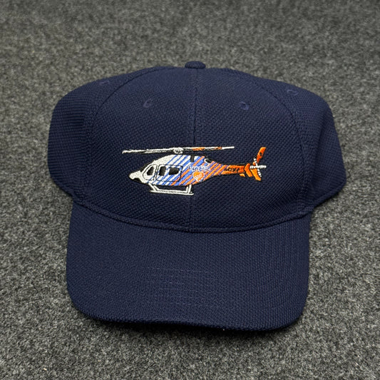 Navy Blue Embroidered Helicopter Emblem Cap