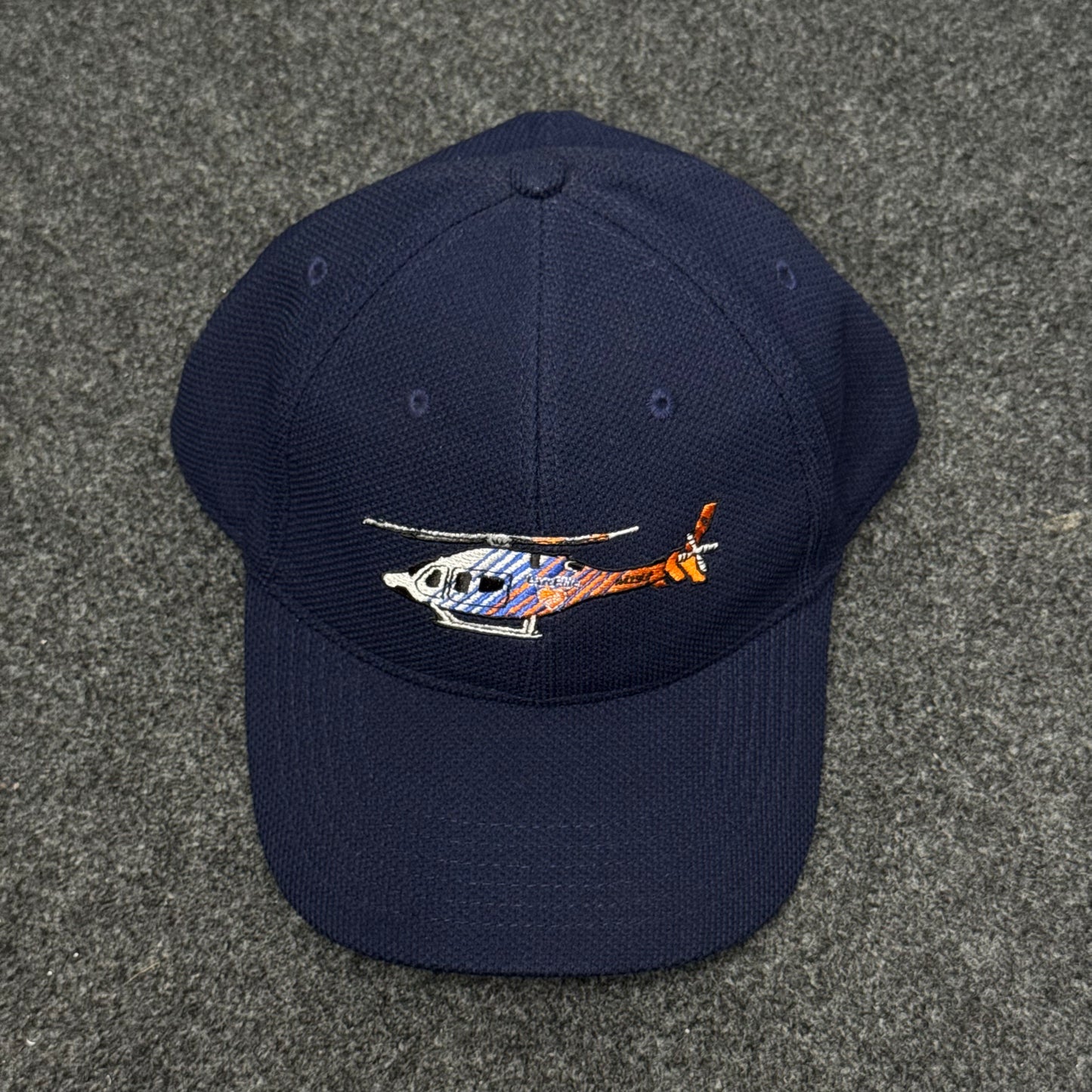 Navy Blue Embroidered Helicopter Emblem Cap