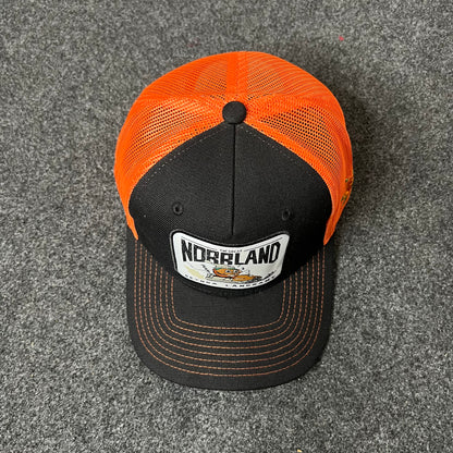 Norland Tigers Trucker Hat – Black & Orange Mesh Cap