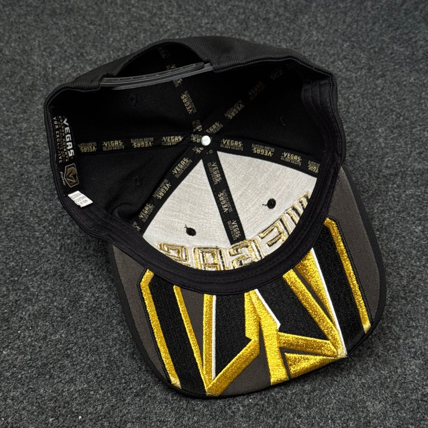 Zephyr NHL Vegas Golden Knights "Villain" Flat Bill SnapBack  Cap