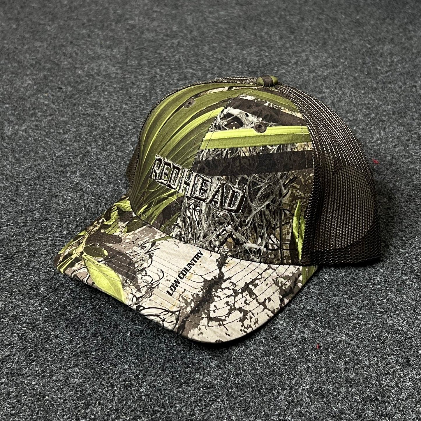 RedHead Camo Trucker Hat – Outdoor Hunting Mesh Cap