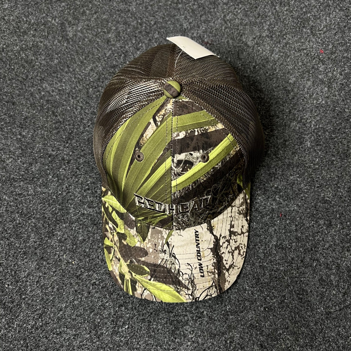 RedHead Camo Trucker Hat – Outdoor Hunting Mesh Cap