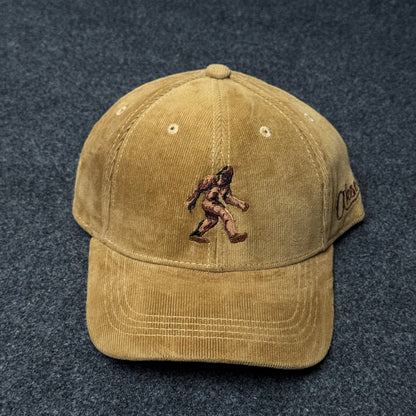 The Tan Corduroy Bigfoot Cap