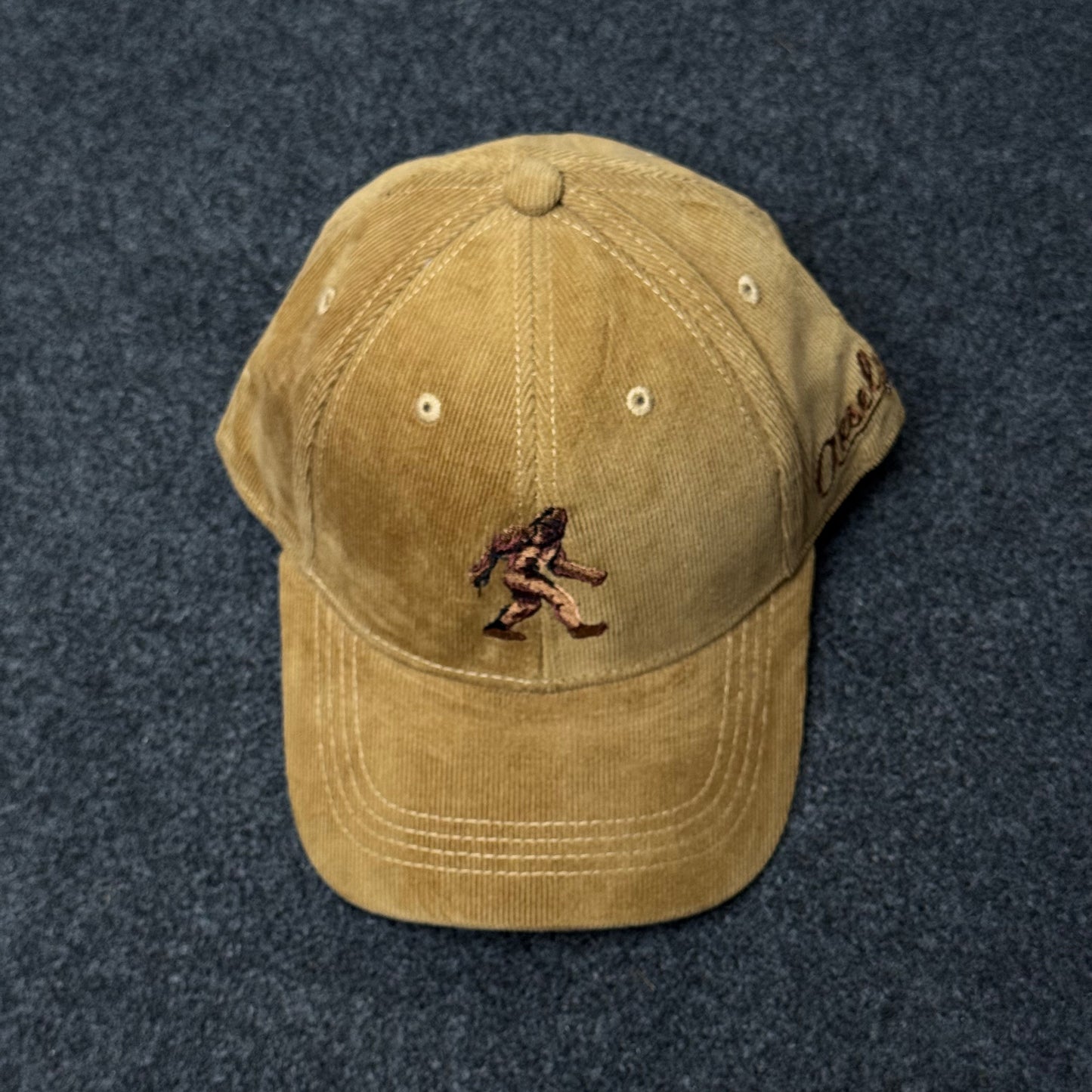 The Tan Corduroy Bigfoot Cap