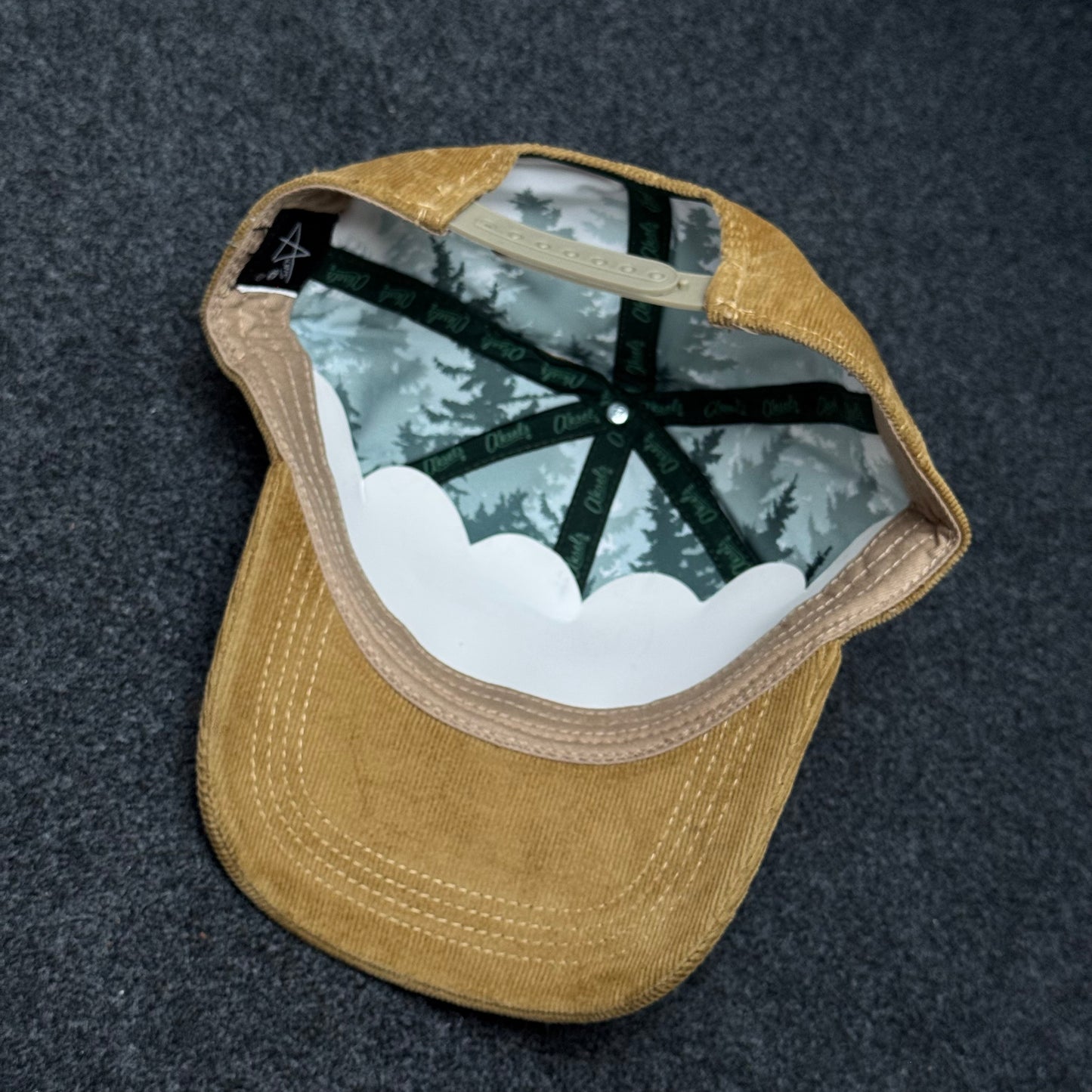 The Tan Corduroy Bigfoot Cap
