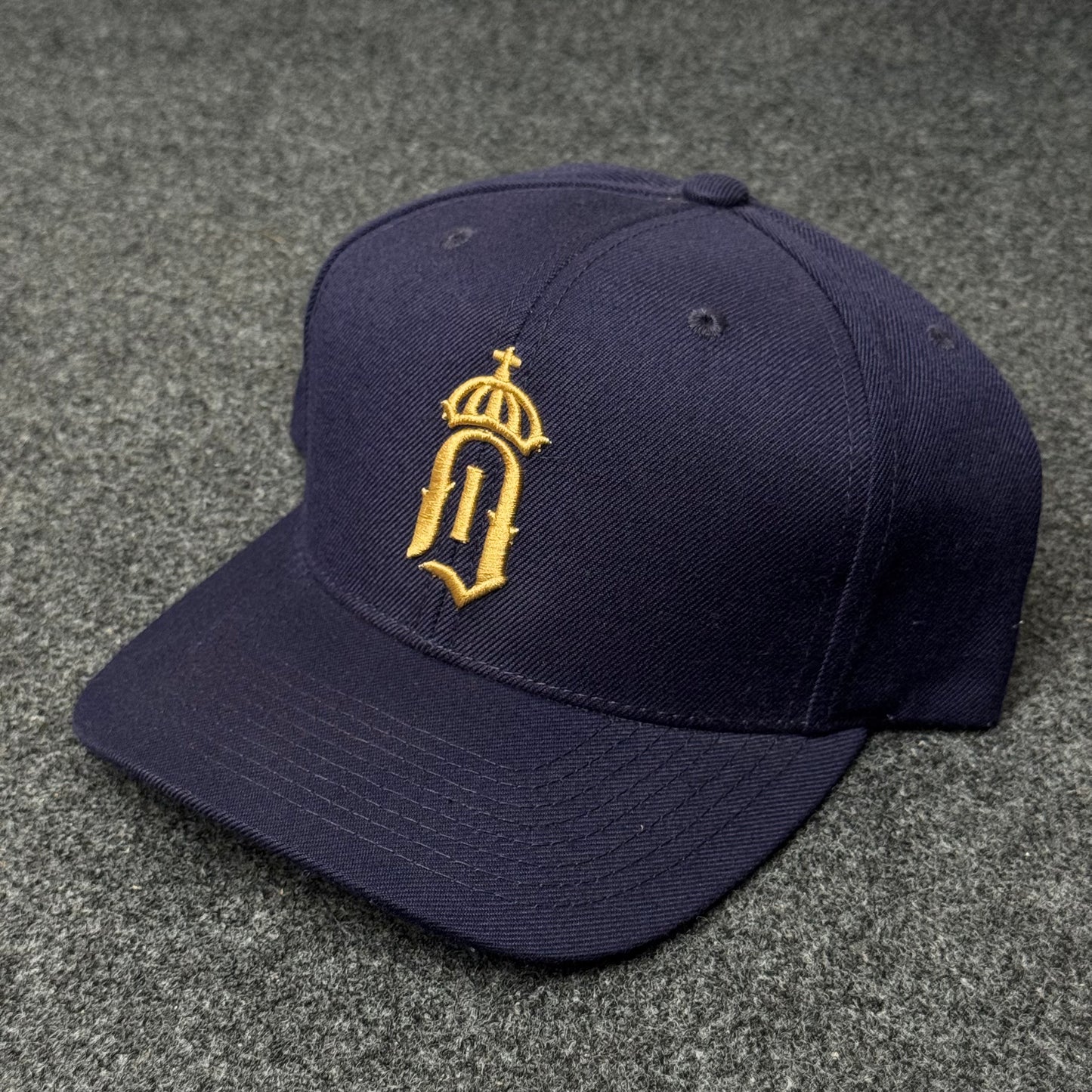 The Navy & Gold "Royal Monogram" Cap