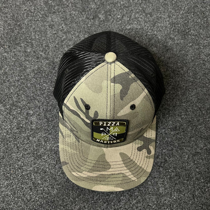 Military Camo Mesh Back Trucker Hat – Tactical Style