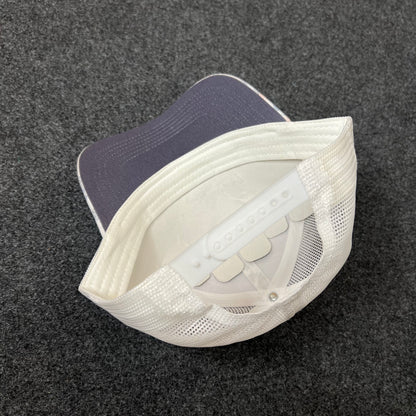 The Players Tropical Mesh Back Trucker Hat – White & Pastel