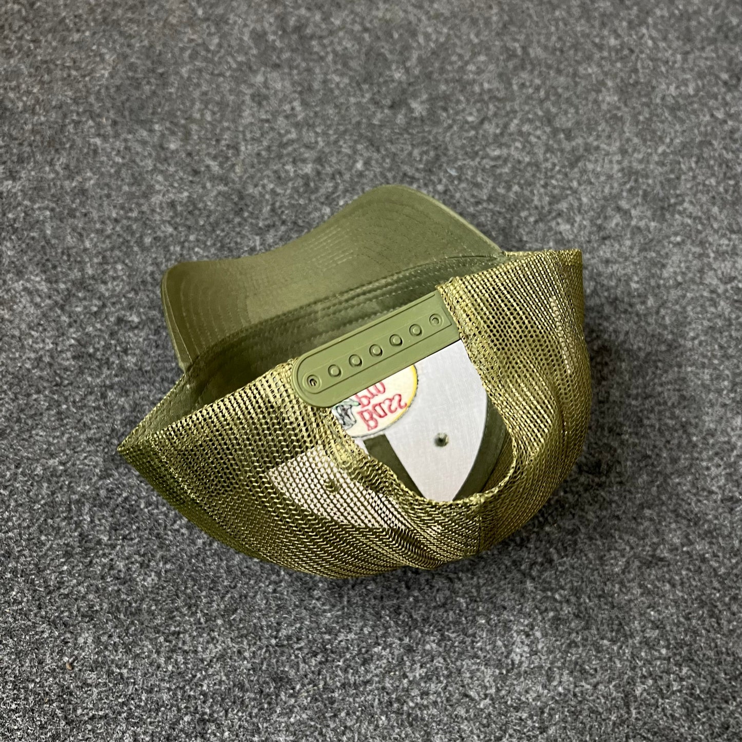 Bass Pro Shops Club Mesh Back Trucker Hat – Olive Green