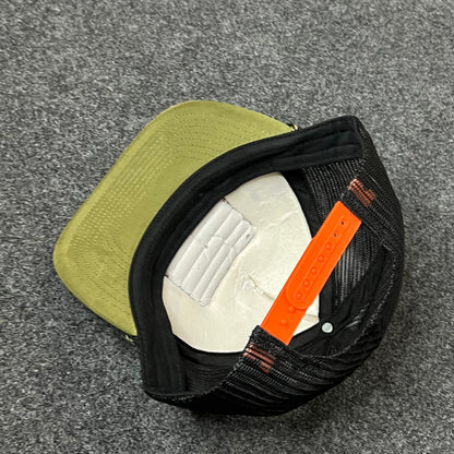 S&R Co. Rope Detail Mesh Back Baseball Cap – Olive & Black
