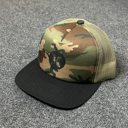 DC Shoes Camo Mesh Back Baseball Cap – Camo & Black