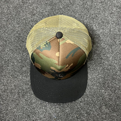 DC Shoes Camo Mesh Back Baseball Cap – Camo & Black