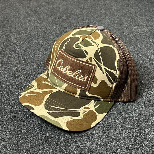 Cabela’s Camo Mesh Back Baseball Cap – Brown & Green
