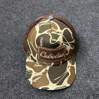 Cabela’s Camo Mesh Back Baseball Cap – Brown & Green