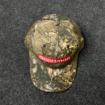 Goodman Camo Hat – Woodland Camo with Red Patch