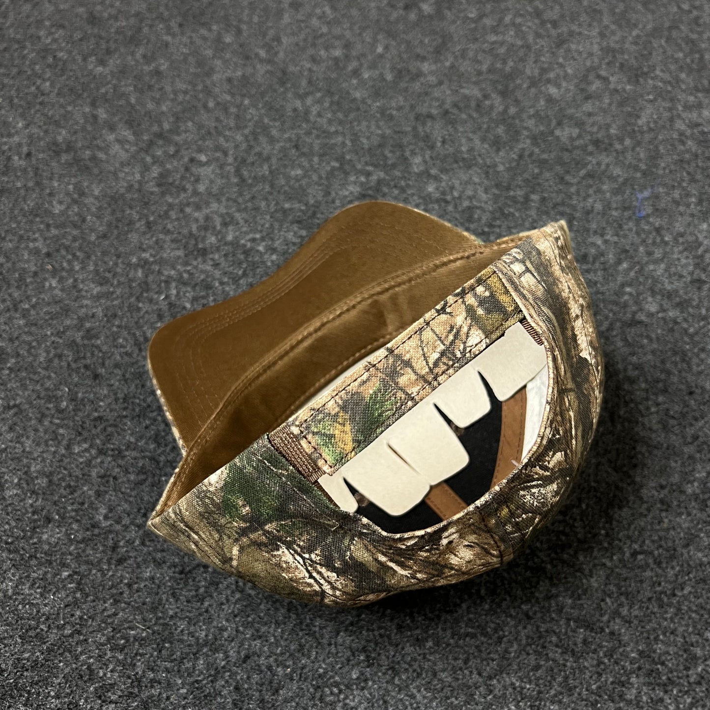 Goodman Camo Hat – Woodland Camo with Red Patch