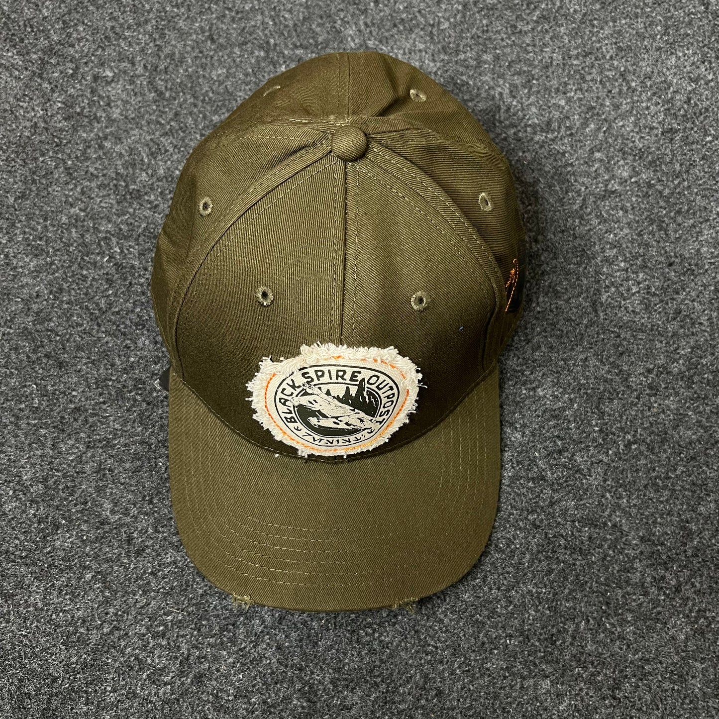 Sportsman’s Outpost Distressed Hat – Olive Green
