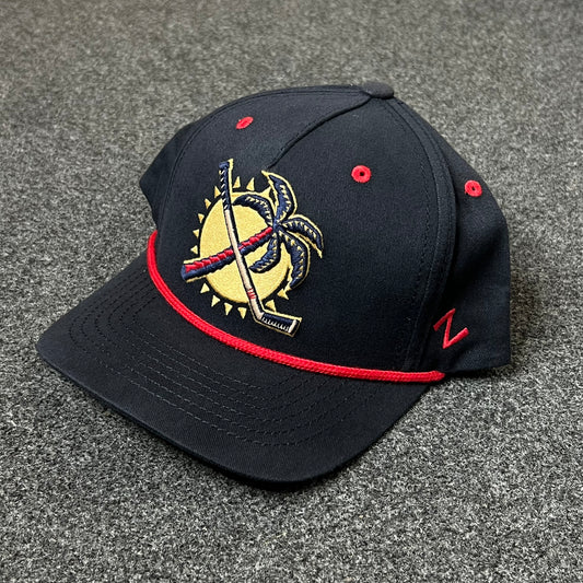 Florida Panthers Retro Logo Hat – Navy & Red