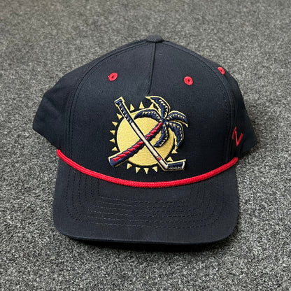 Florida Panthers Retro Logo Hat – Navy & Red