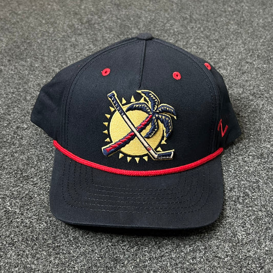 Florida Panthers Retro Logo Hat – Navy & Red