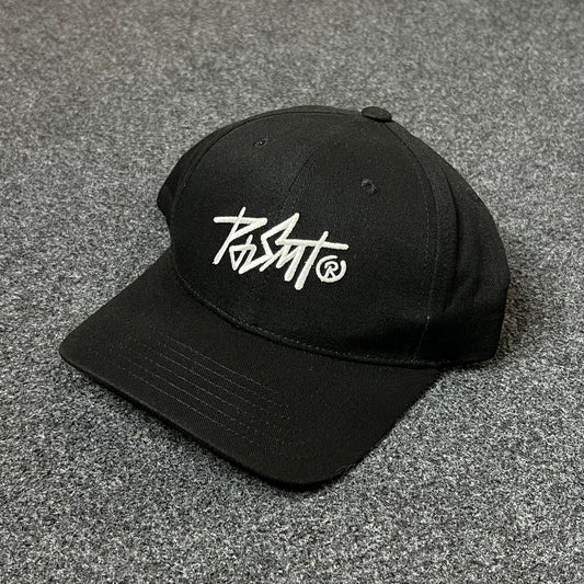 Posse Script Logo Hat – Black