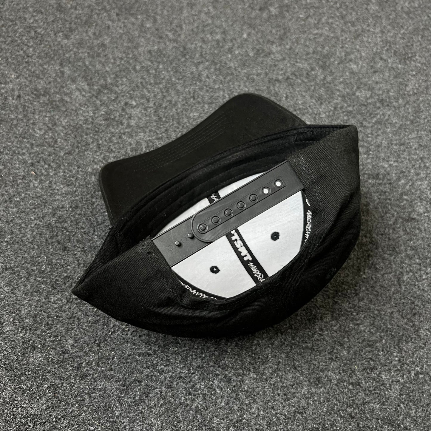 Posse Script Logo Hat – Black