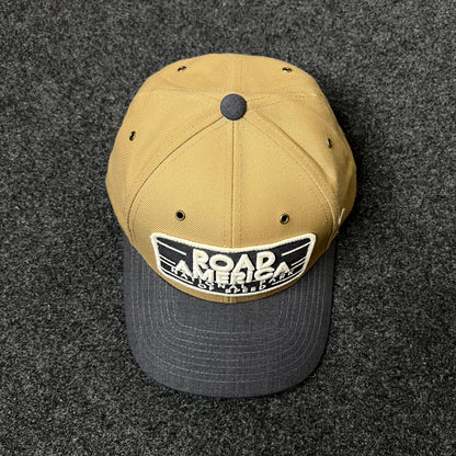 Road America Logo Hat – Tan & Black