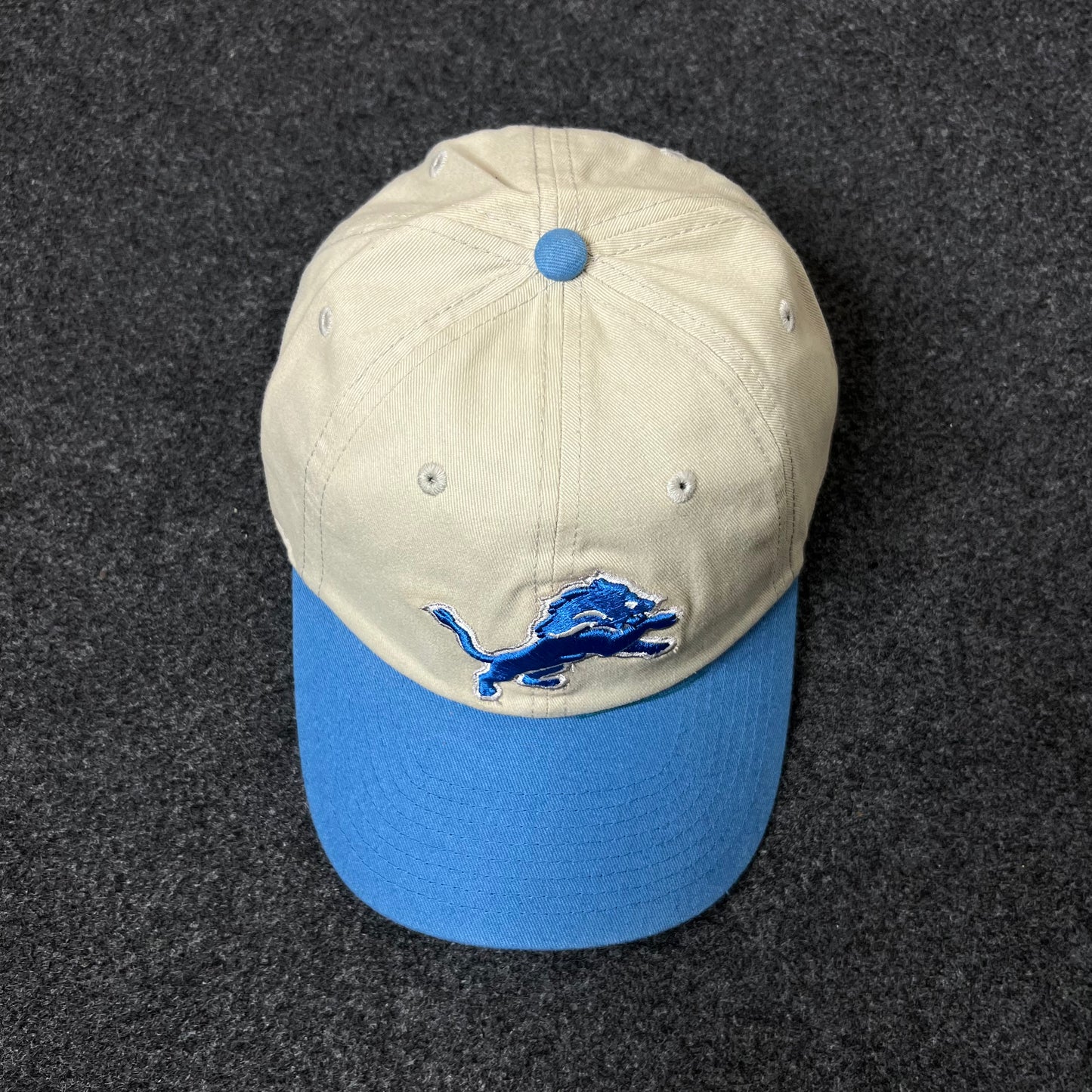 Detroit Lions Two-Tone Hat – Cream & Blue