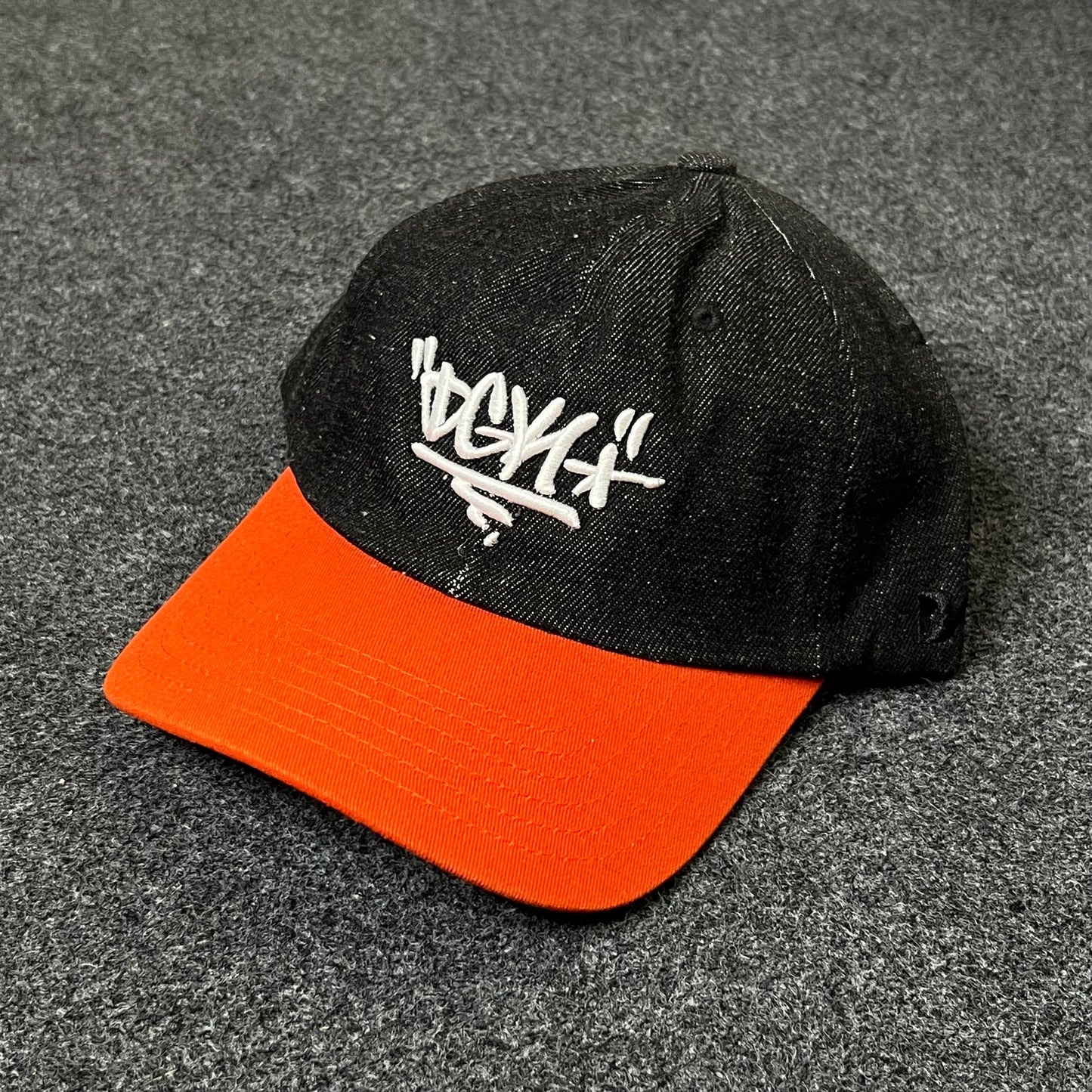DGK Graffiti Logo Two-Tone Hat – Black & Orange