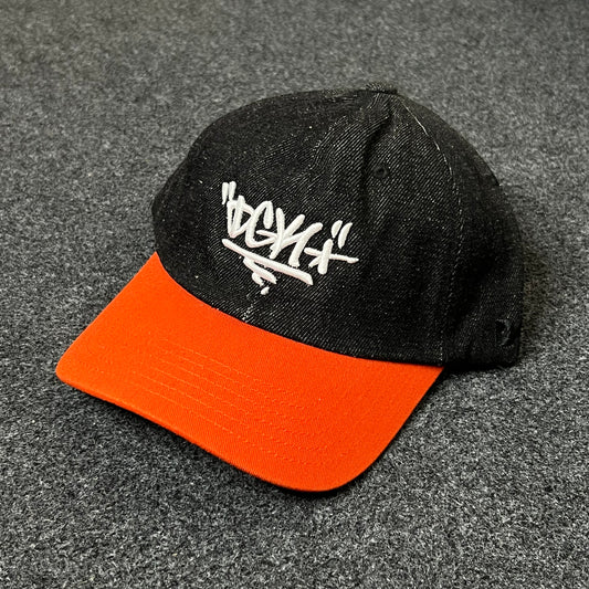 DGK Graffiti Logo Two-Tone Hat – Black & Orange