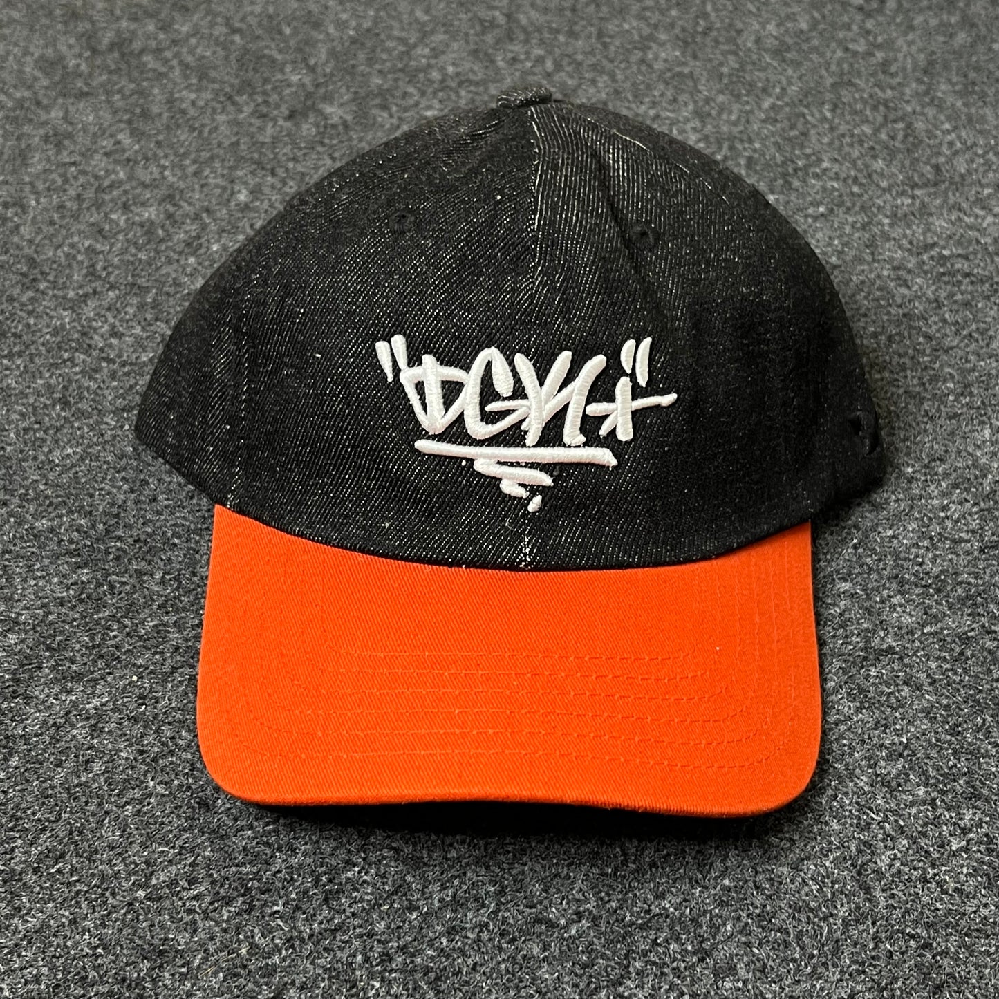 DGK Graffiti Logo Two-Tone Hat – Black & Orange