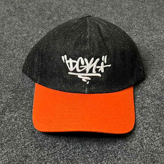 DGK Graffiti Logo Two-Tone Hat – Black & Orange