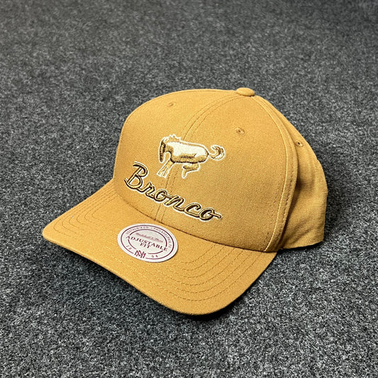 Bronco Script Logo Hat – Golden Tan