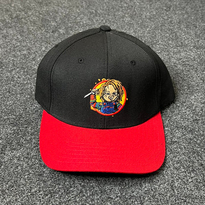 Chucky Horror Graphic Hat – Black & Red