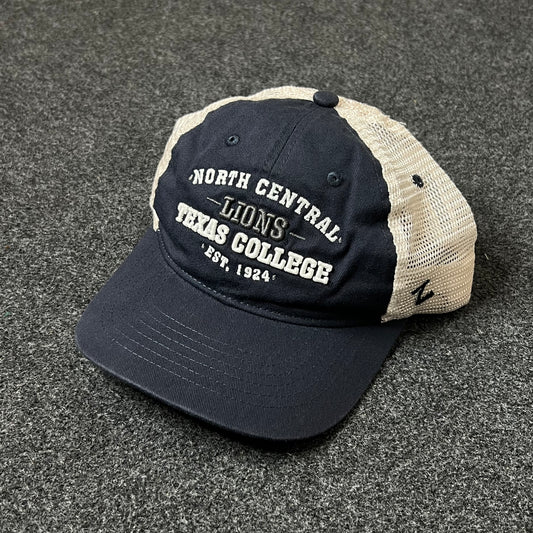 North Central Texas College Lions Trucker Hat – Navy & Tan