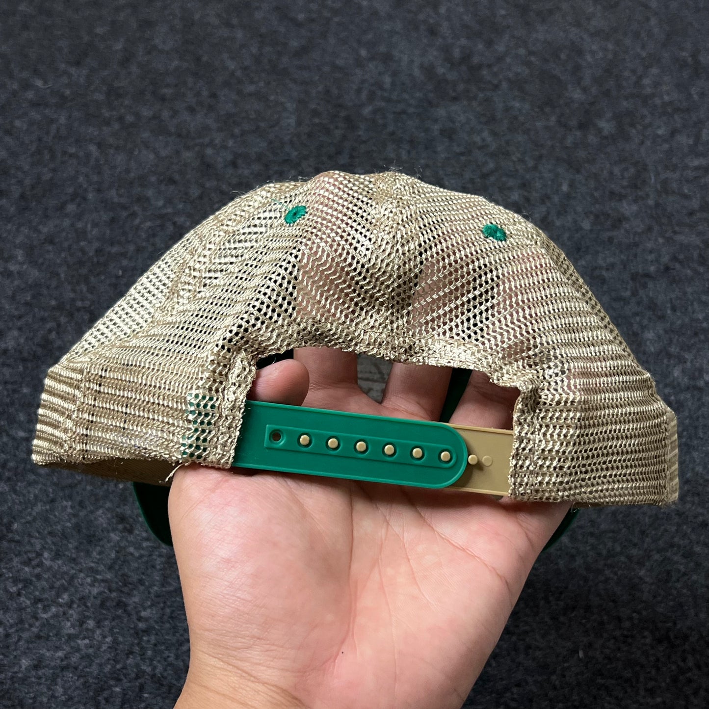 Flyers Distressed Baseball Hat – Green & Khaki