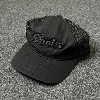 Ducks Blackout Baseball Hat – All-Black Design