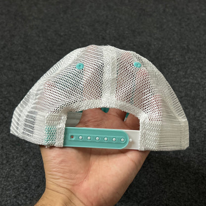 Teal Sunset Paddle Baseball Hat