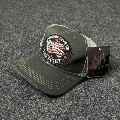“Never Give Up The Fight” Trucker Hat