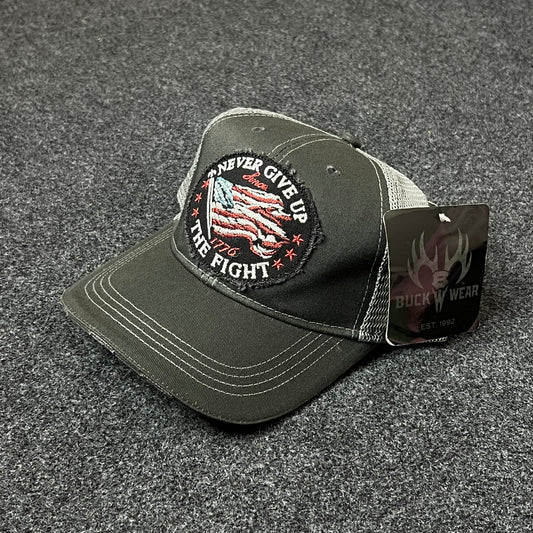 “Never Give Up The Fight” Trucker Hat