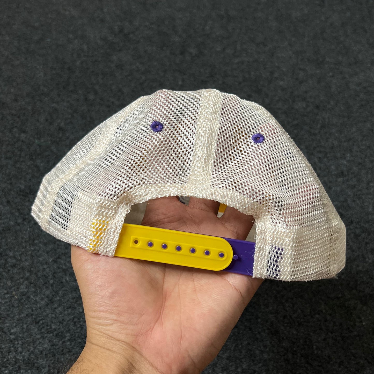 University Bulldog Baseball Hat – Gold & Purple