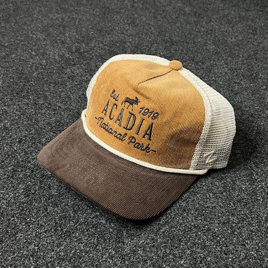 Acadia National Park Baseball Hat – Brown & Tan