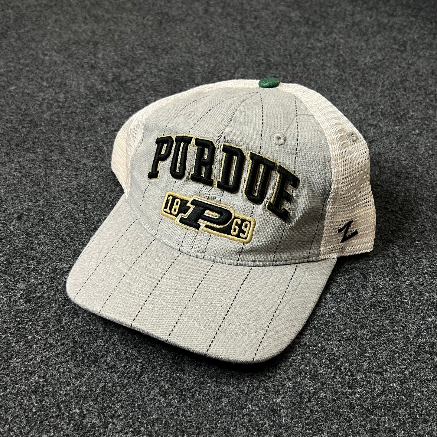Purdue Boilermakers Baseball Hat – Gray & White