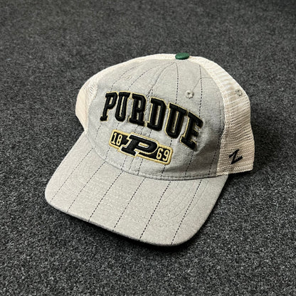 Purdue Boilermakers Baseball Hat – Gray & White