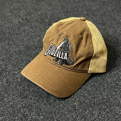 Godzilla Baseball Hat – Brown & Tan